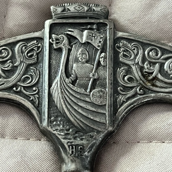 TINN Pewter Norway Corkscrew - Picture 3 of 3